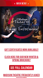 Mobile Screenshot of madisontheatreny.org